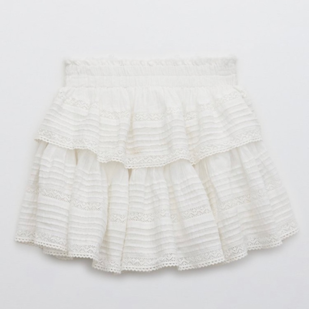 Aerie Rock N’ Ruffle Mini Skirt